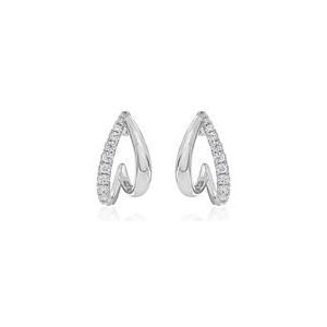 Lab-Grown diamanten oorsieraden in witgoud of platina