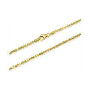 14 karaat gouden armband: vlechtarmband goud 18,5 cm