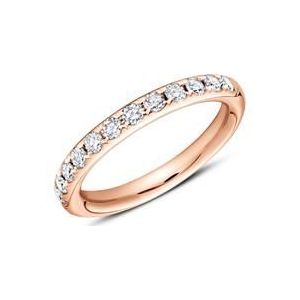 14k rosegouden eternity ring 13 Diamanten