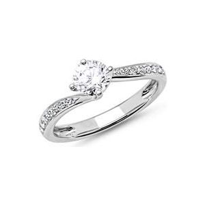 Ring 950 platina met Diamanten