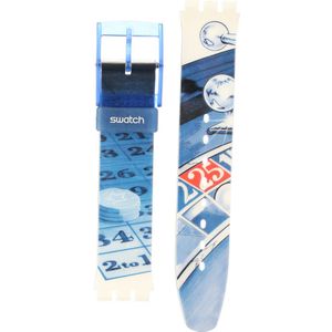 Swatch Plastic - Originals Medium (34mm) /Access/Solar/Musicall/Stop - G/SK/SL/SR/SS/SO28 AGK307C GK307 Holland Casino Special (Juggler) Horlogeband