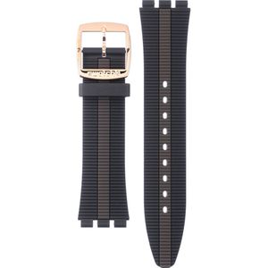 Swatch Irony - Skin Medium - SS07 ASS07G102 SS07G102 Bienne by night Horlogeband