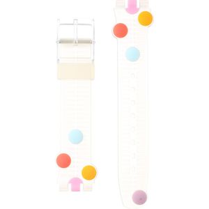 Swatch Plastic - Originals Medium (34mm) /Access/Solar/Musicall/Stop - G/SK/SL/SR/SS/SO28 AGE169 GE169 Jeu De Billes Horlogeband