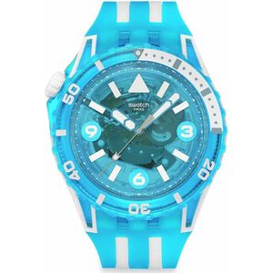 Swatch SCUBAQUA SSCU09S100 Blue Fire Horloge