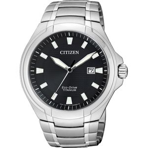 Citizen Paradigm Horloge - Citizen heren horloge - Zwart - diameter 43 mm - Titanium