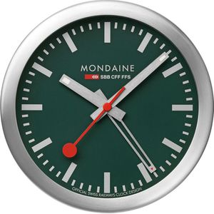 Mondaine M997.MCAL.66SBV - Wandklok - Groen - 125mm