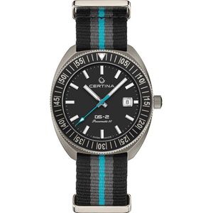 Certina - DS-2 - Sea Turtle Conservancy Horloge - Matzwart - Titanium