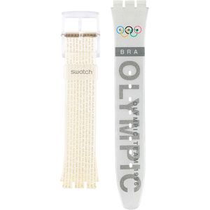 Swatch Plastic - Originals Medium (34mm) /Access/Solar/Musicall/Stop - G/SK/SL/SR/SS/SO28 AGZ150R GZ150R Olympic Team Brazil Horlogeband
