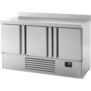 Koelwerkbank Premium PLUS - 1460x700mm - met 3 deuren & met achterwand