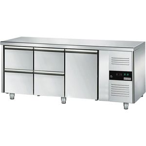 Koelwerkbank ECO - 1795x700mm - met 1 deur & 4 laden