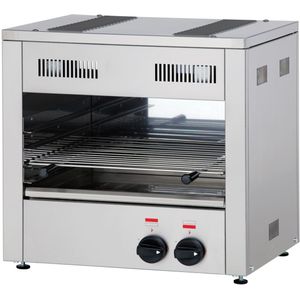 Gas Pita Oven / Salamander INFRAROOD - 3,3 kW - 2 branders