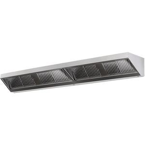 Wandafzuigkap - 4000mm - met filter & lamp