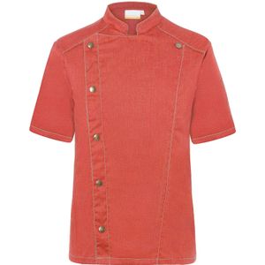 KARLOWSKY | Koksjas Met Korte Mouwen Jeans Stijl - Vintage Rood - maat: 46