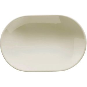 (12 stuks) TEOS - Schotel/bord - ovaal - Lengte: 280mm - Crème