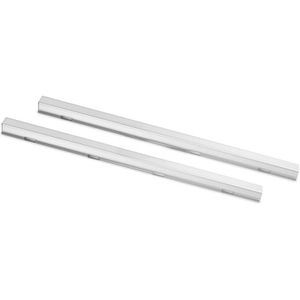 Roestvrijstalen rails - 1x links & 1x rechts - 550mm - GN 1/1