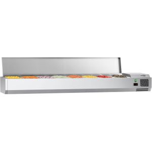 Opzetkoelvitrine ECO - 1800x395mm - 8x GN 1/3