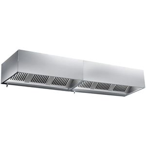 Afzuigkap doos model 4,0 m - met filter en verlichting