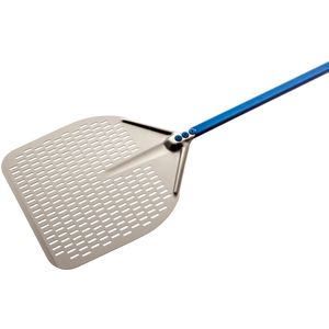 Pizzaschep - AZZURRA - Aluminium - 330mm - geperforeerd