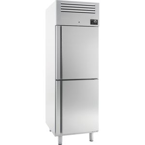 Vrieskast PREMIUM PLUS - GN 2/1 - 560 liter - met 2 roestvrijstalen halve deuren