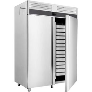 Bakkerij vrieskast roestvrij staal PREMIUM - EN 600x400 - 1700 liter - met 2 deuren