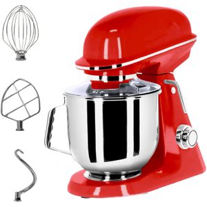 Planeetmenger - 7 liter - 350 Watt - incl. 3 roeropzetstukken - Rood