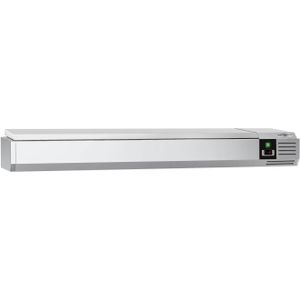Opzetkoelvitrine PREMIUM - 1800x335mm - 8x GN 1/4