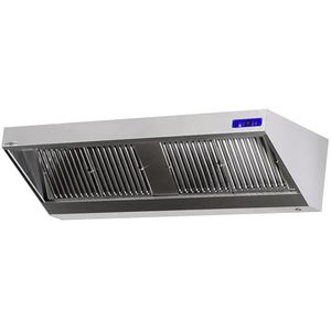 Wandafzuigkap - 1000mm - met motor, regelaar, filter & verlichting