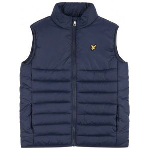 LYLE & SCOTT : Donkerblauwe bodywarmer met logo