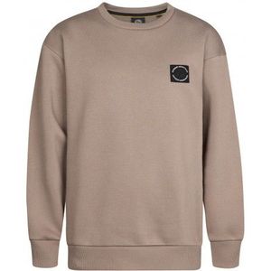 PETROL : Sweater ronde hals in  Dusty Brown
