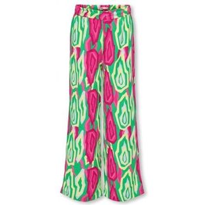 KIDS ONLY : Geprinte broek met wijde pijpen