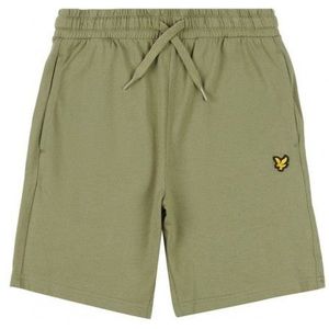 LYLE & SCOTT : Klassiek short in  katoen in oilgreen