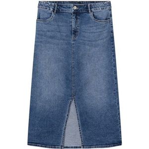 LMTD : Lange stretch rok met split vooraan