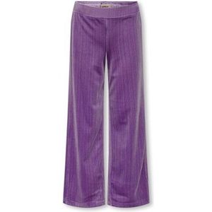 KIDS ONLY : Broek met wijde pijpen in een zachte velour