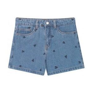 SOMEONE : Short met all-over kersenborduurwerk