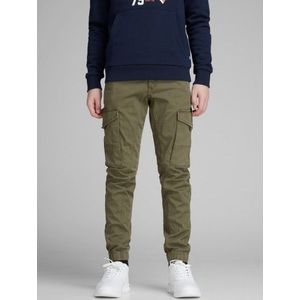 JACK & JONES: Cargobroek met elastiek onderaan