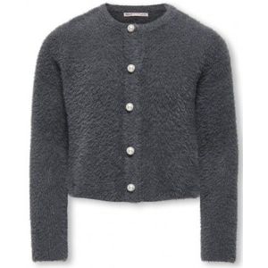 KIDS ONLY : Zachte cardigan met parel knopen