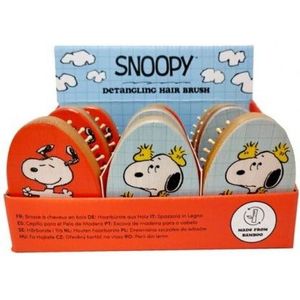 Peanuts Snoopy & Woodstock Bamboe Haarborstel