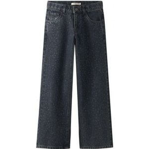NAME IT : Wide fit jeans met straskes