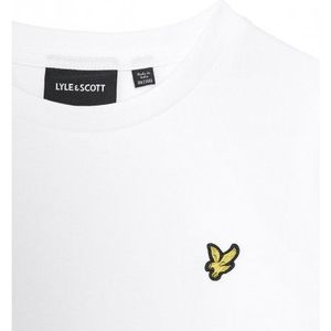 LYLE & SCOTT : Effen t-shirt lm met logo