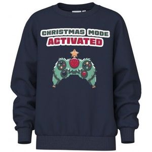 NAME IT : Sweater met leuke kerstprint