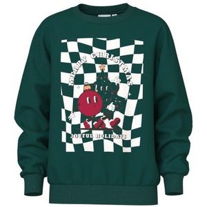 NAME IT : Sweater met leuke kerstprint