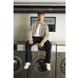 HOUND : Tof hemd in vlasmixkwaliteit