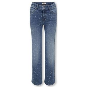 KIDS ONLY : Top jeans met gitter steentjes