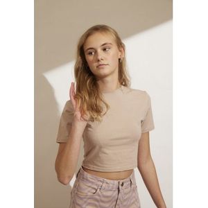 HOUND : Cropped T-shirt met korte mouwen