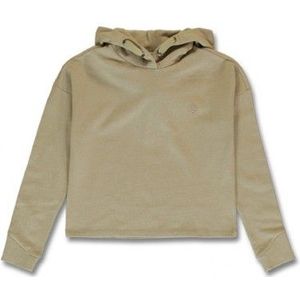LEMON BERET : Korte effen hoodie SAND