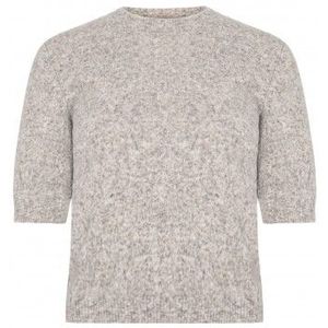 GRUNT : Dun gebreid pulletje met korte mouw