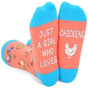 Pair of Socks Size 38-45 Chickens