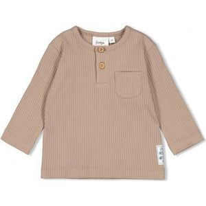 FEETJE : T-shirt lange mouw geribbeld - Let's Go!