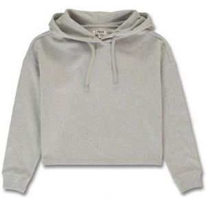 LEMON BERET : Korte effen hoodie LGREY