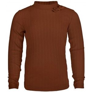 SOMEONE : T SHIRT LM COGNAC